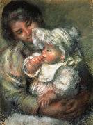 Pierre Renoir The Child with its Nurse oil painting artist